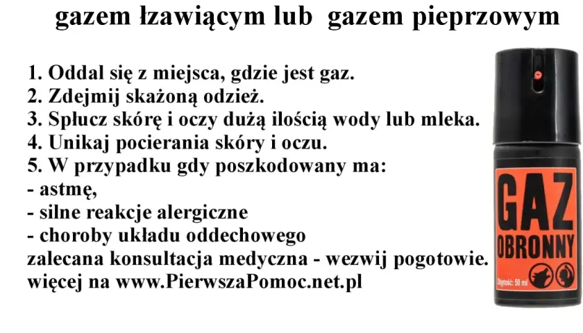 Gaz pieprzowy na skórze: Szybka ulga i dekontaminacja krok po kroku